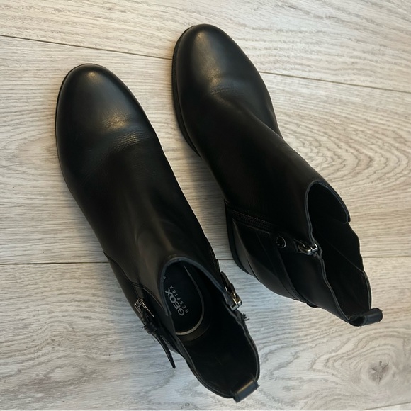 GEOX Black Genuine Leather Boots - Picture 1 of 14
